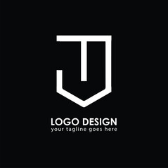TJ TJ Logo Design, Creative Minimal Letter TJ TJ Monogram