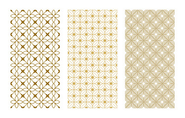 Abstract pattern set seamless pattern vector decorative graphic design wallpaper background for your design