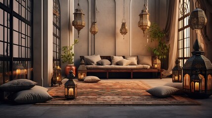 arabic living room interior