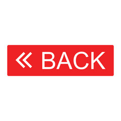 back icon vector