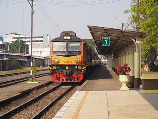 Obraz premium train at the station