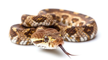 Obraz premium snake on white background.
