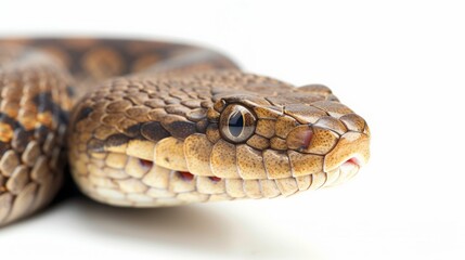 Fototapeta premium snake on white background.