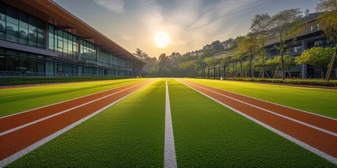 Tuinposter Asian Sports School in HD © RAMBYUL