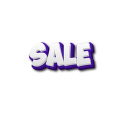3D Sale text banner art