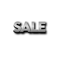 3D Sale text banner art