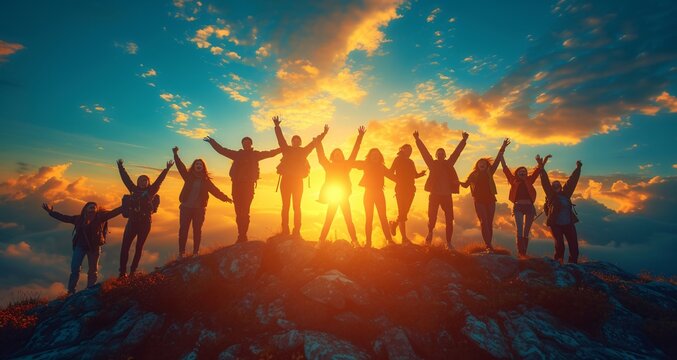 Raising a Sunset Fist Generative AI