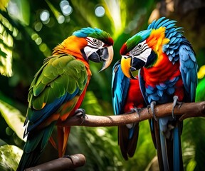 blue and yellow macaw ara ararauna