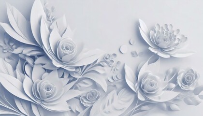 Embossed floral texture