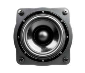 Sound speaker isolated on transparent background