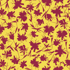 Fototapeta premium Beautiful and cute rose seamless pattern,