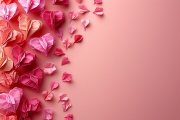 Pink Heart-Shaped Tissue Paper A Monthly Must-Have for Valentine's Day Generative AI
