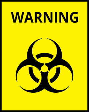 Sign Poison. Danger sign with skull. Toxic, electricity, Radioactive, CO2, EX, Magnet, radiation or chemical Warning icon. Danger Yellow triangle sign with skull and crossbones icon. Symbol of death.