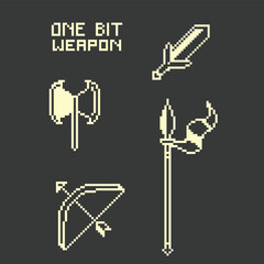 this is weapon icon in pixel art with simple color and black background ,this item good for presentations,stickers, icons, t shirt design,game asset,logo and project.