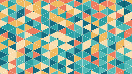 Vector of modern abstract triangular background. Geometric trendy illustration background.