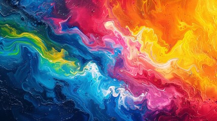 Colorful Chaos A Vibrant Blend of Art and Science Generative AI