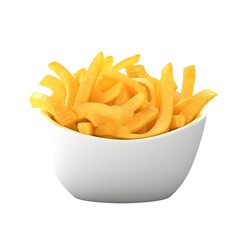 Cheesy Chips PNG Cutout, Generative AI