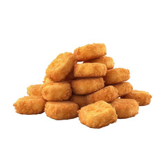 Chicken Nuggets PNG Cutout, Generative AI