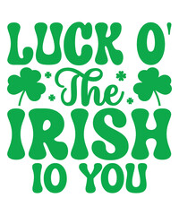 luck o' the Irish to you transparent PNG file on a white background