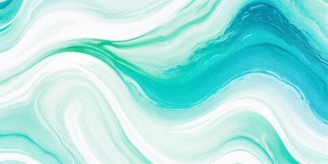 abstract soft blue and green abstract water color ocean wave texture background. Banner Graphic Resource as background for ocean wave and water wave abstract graphics	