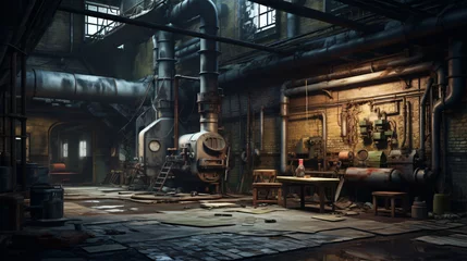 Kissenbezug Old abandoned factory © Anaya