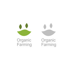 NATURAL PRODUCT ORGANIC FARMING SIGN SYMBOL LOGO VECTOR