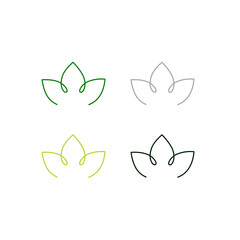 NATURAL PRODUCT ORGANIC FARMING SIGN SYMBOL LOGO VECTOR