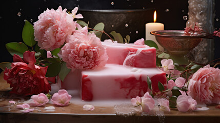 Soap and flowers