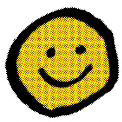 vintage human face art emoji