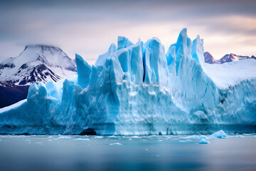 A Majestic Iceberg is the Heart of the Polar Landscape