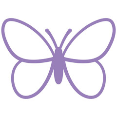 Naklejka premium Purple Butterfly