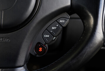Car cruise control and sport button