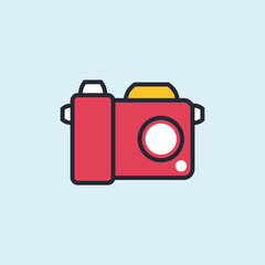 camera on a white background