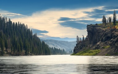 Naklejka premium Exploring the Beauty of Natures Scenic Wonders