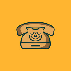 retro phone icon