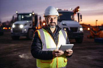 Obraz premium Construction worker