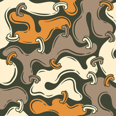 colorful seamless irregular flat liquid pattern