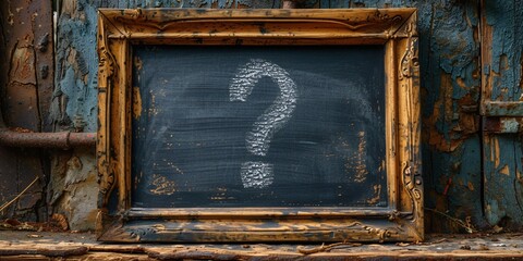 Chalkboard Question Mark A Monthly Event and Trendy Terminology Generative AI