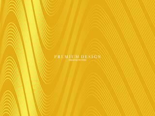 Luxury background, with abstract gold lines pattern.