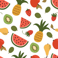 Vegetable seamless pattern Design for fabric textiles wallpaper packaging cafe