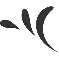 Obraz premium Splash Mark Accent Element