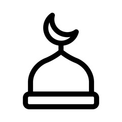 mosque line icon