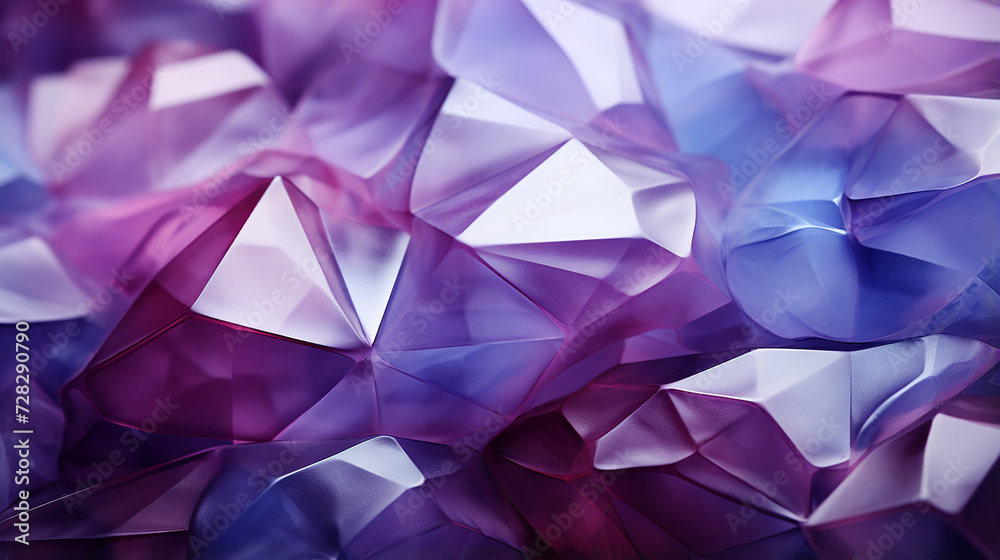 Wall mural Plum_abstract_polygon_background