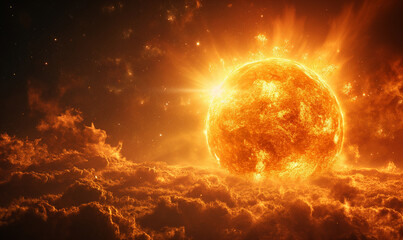 Obraz premium Amber Radiance