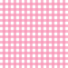 vector pink and white gingham pattern