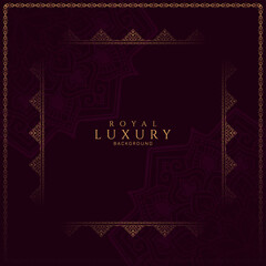 Elegant decorative floral frame classic background