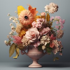 Floral Arrangement in Classic Vase