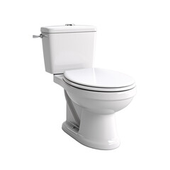 a white toilet with a seat down