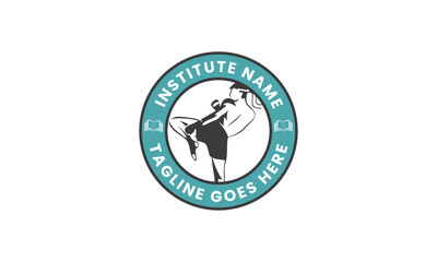 Martial Art Institute logo design template