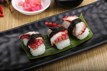 Japanese cuisine - sushi with octopus